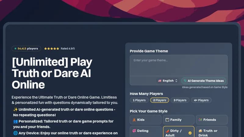 truth or dare ai website