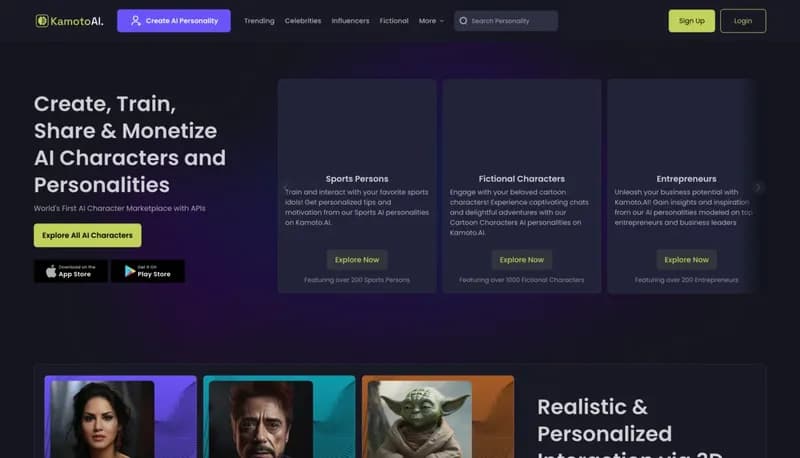 Kamoto.AI screenshot