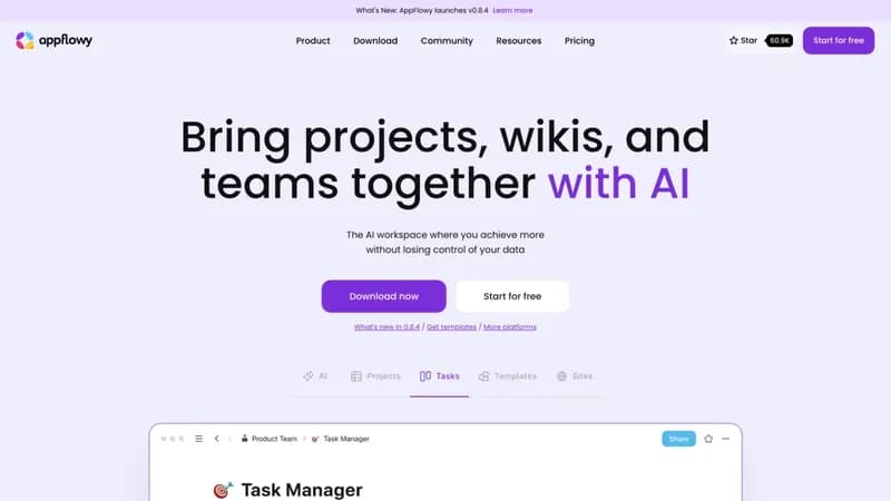 AppFlowy screenshot