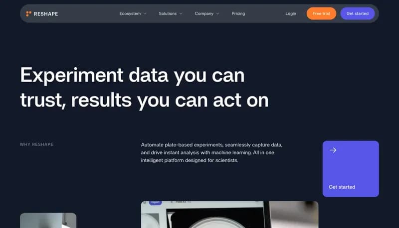 Reshape Biotech screenshot