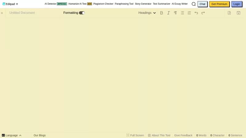 EditPad screenshot