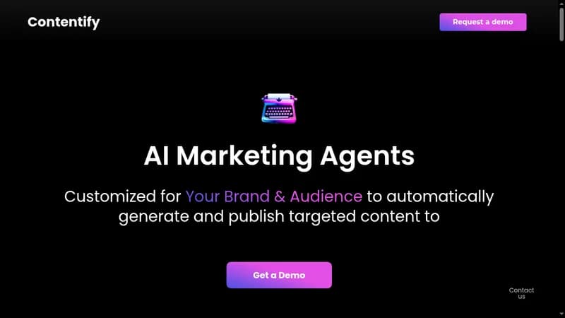 contentify website