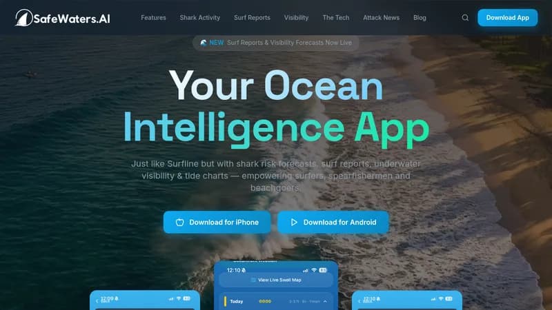safewaters.ai website