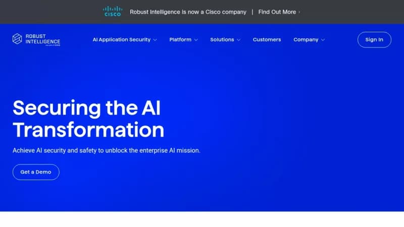 Robust Intelligence screenshot