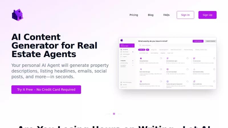 Write.homes screenshot