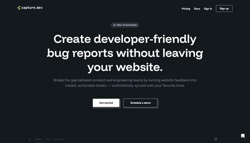 Capture.dev screenshot