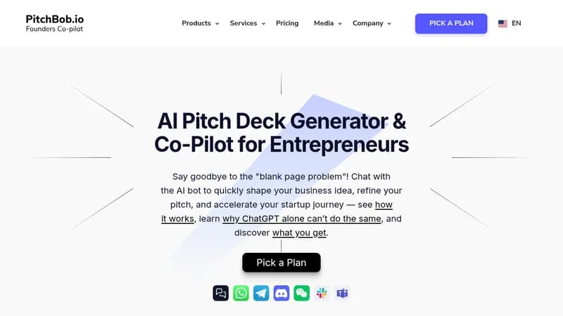 pitchbob.io website