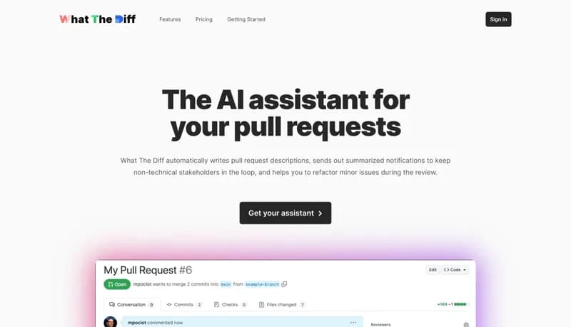 What-the-Diff screenshot
