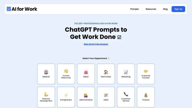 AI for Work screenshot