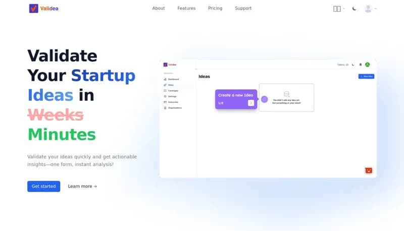 Validea screenshot
