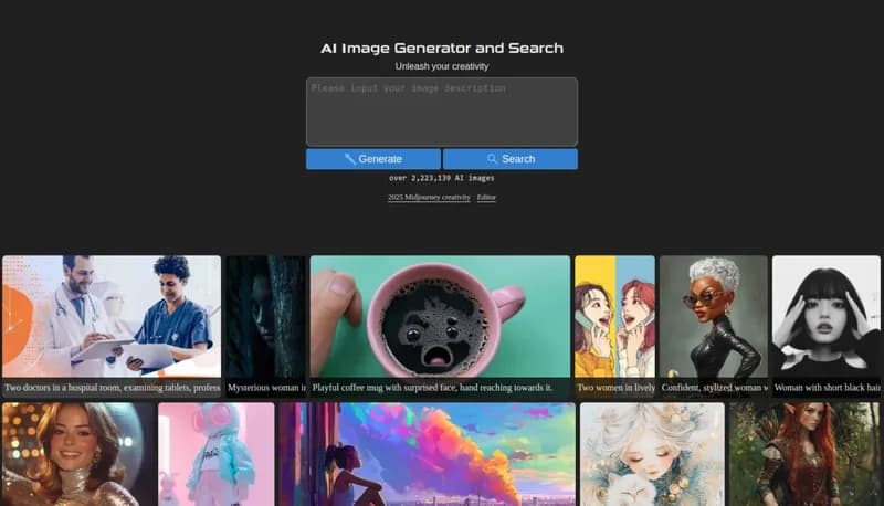 www.ai-img-gen.com screenshot