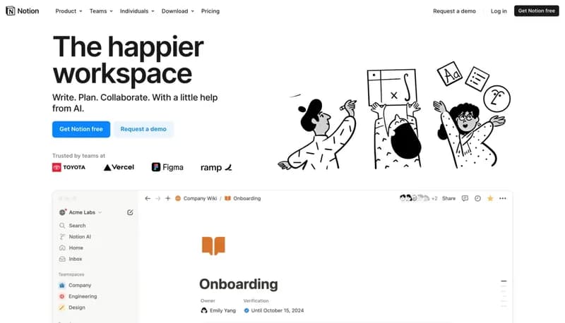 Notion screenshot