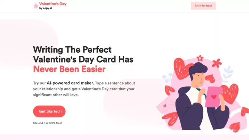 Valentine's Day AI screenshot