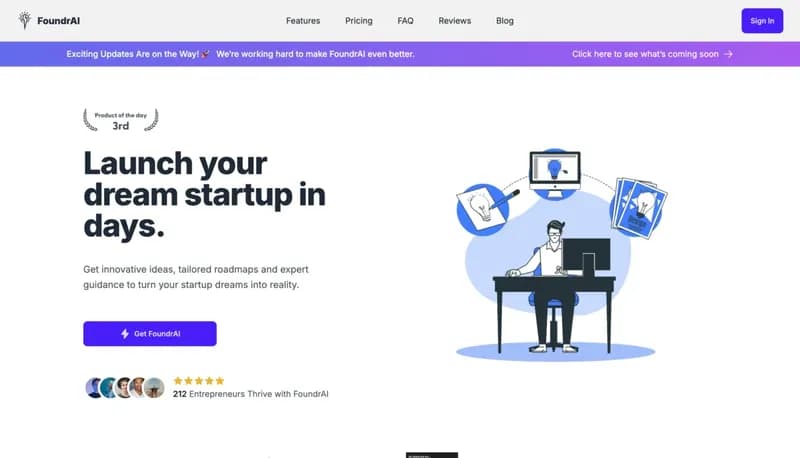 FoundrAI screenshot