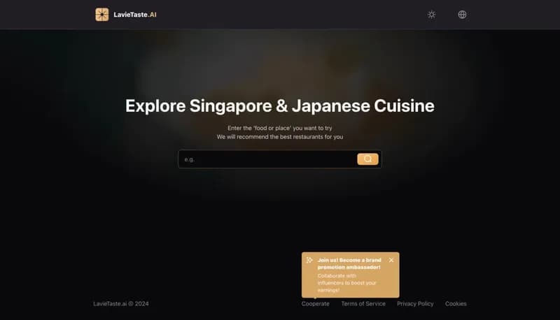 LavieTaste.AI screenshot