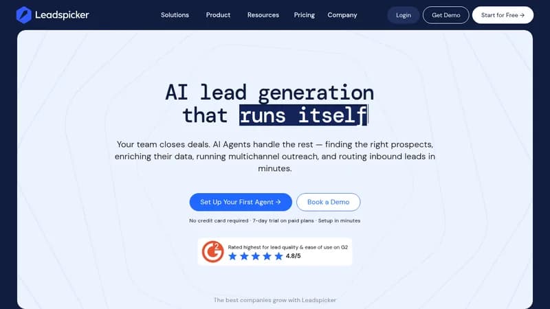 leadspicker website