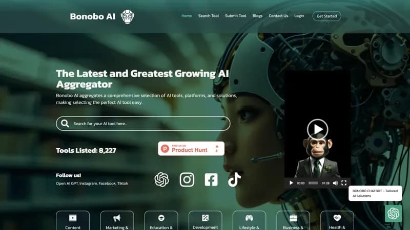 Bonobo AI screenshot