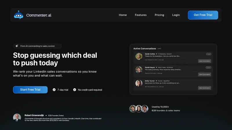 commenter.ai website