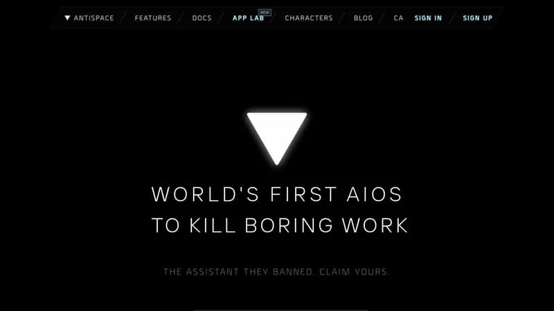 antispace website