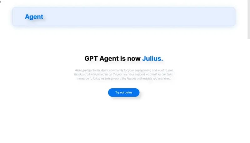 Julius screenshot