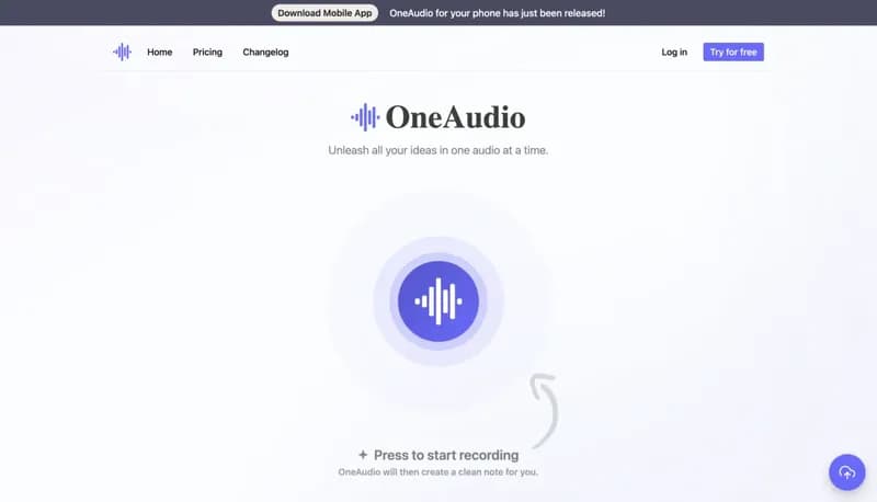 OneAudio screenshot