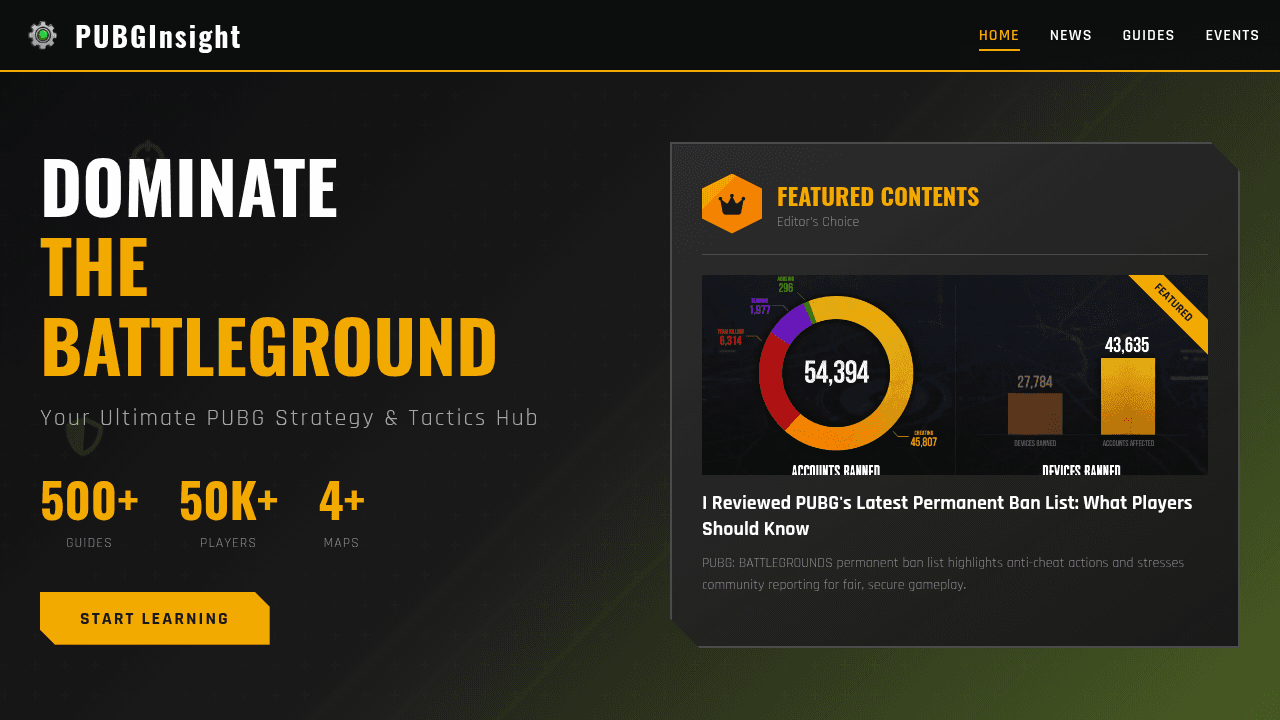 pubginsight website