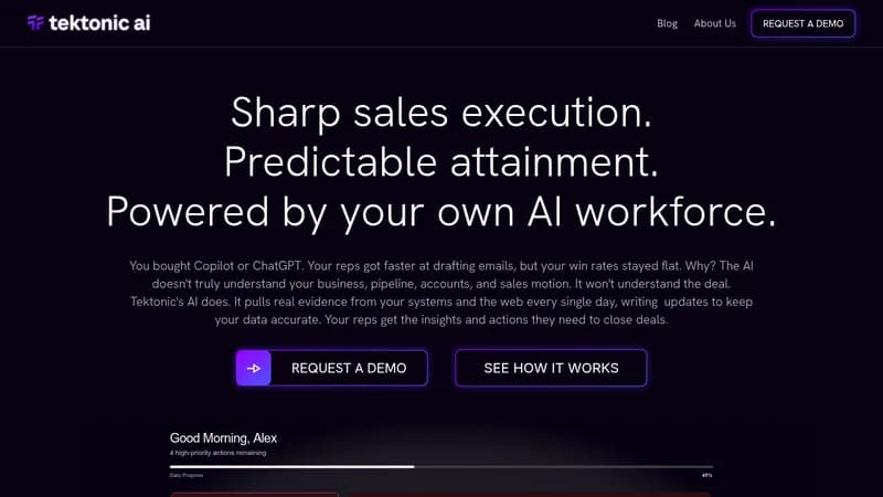 tektonic ai website