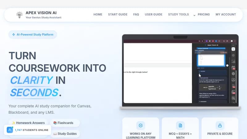 apex vision ai website