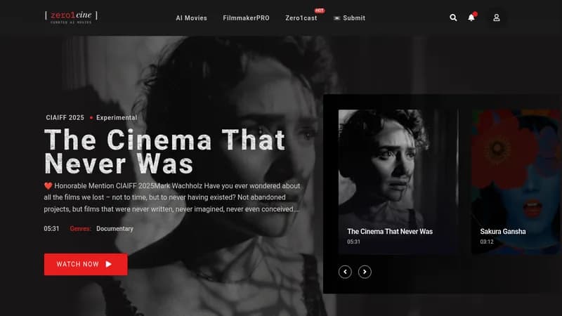 zero1cine website