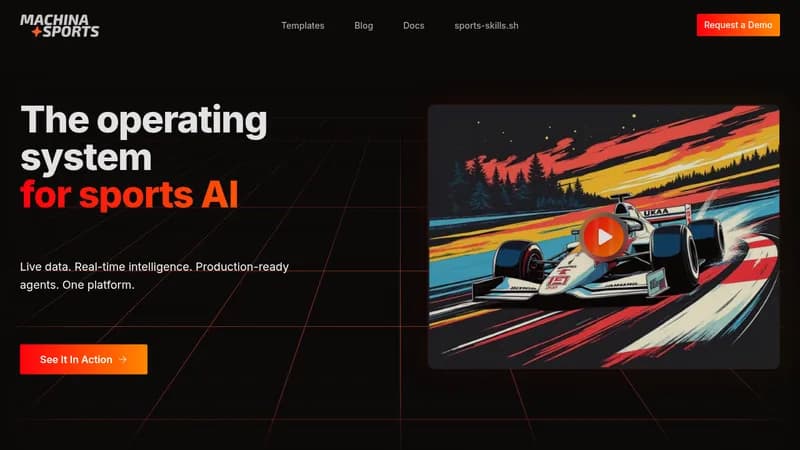 machina sports website