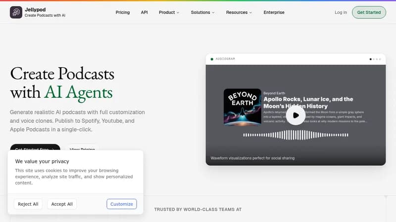 jellypod website