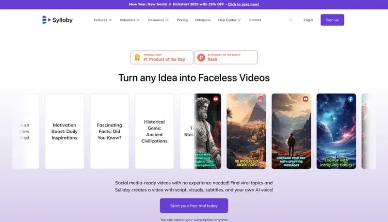 Syllaby.io screenshot