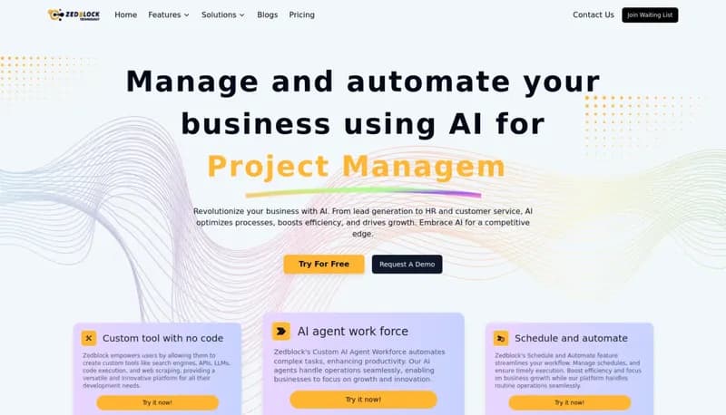 Zedblock AI screenshot
