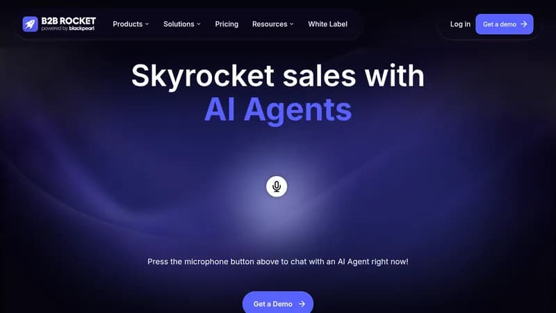 b2b rocket website