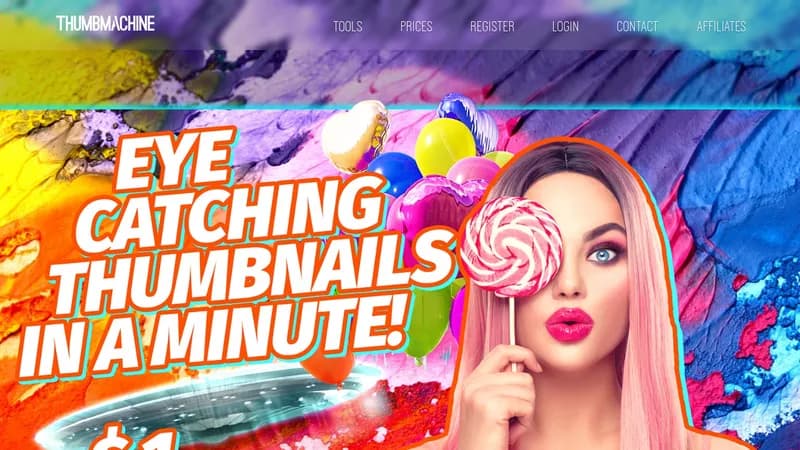 thumbmachine website