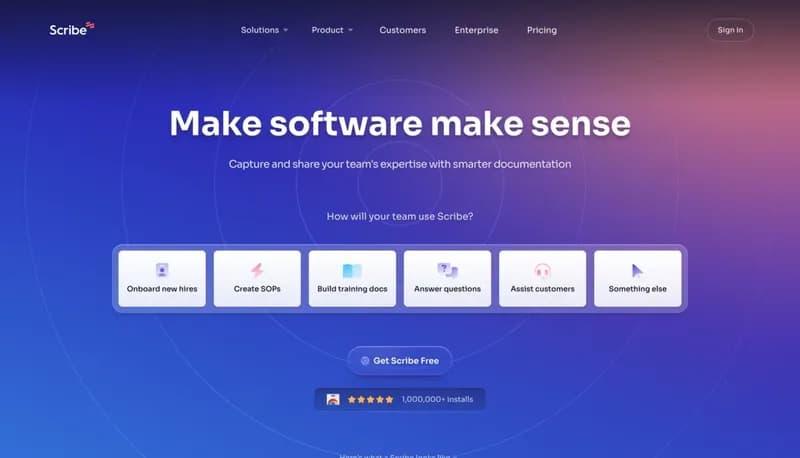 Scribe screenshot