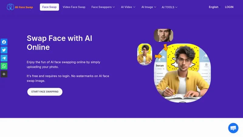 ai face swap website