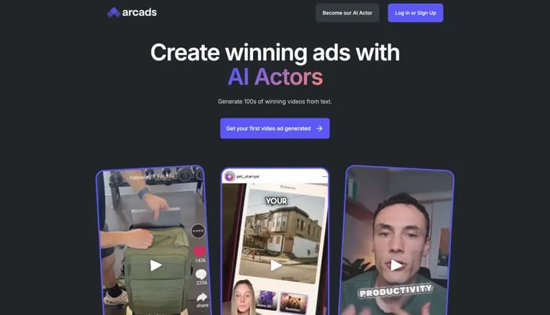 Arcads screenshot