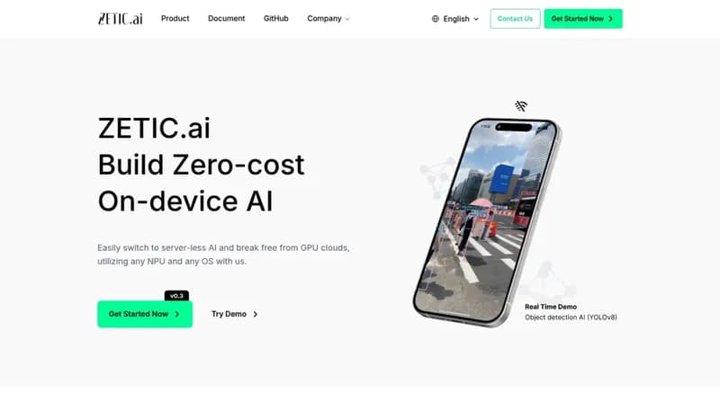 ZETIC.ai screenshot