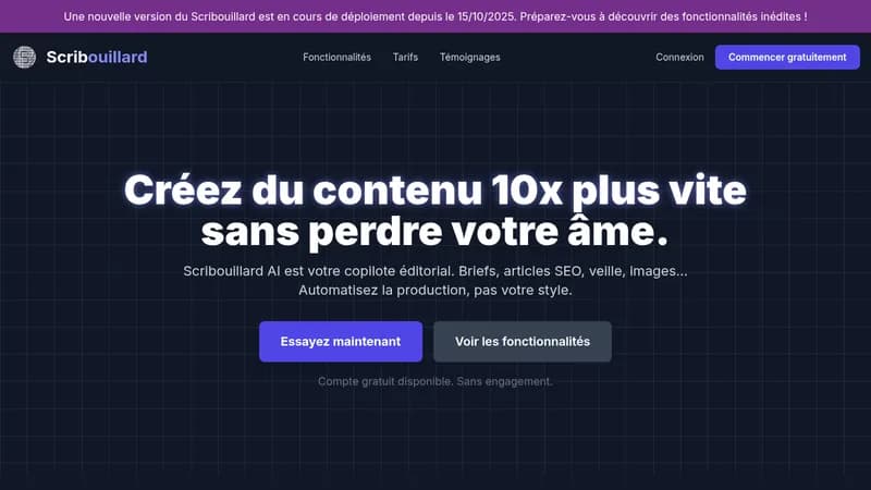 scribouillard ai website