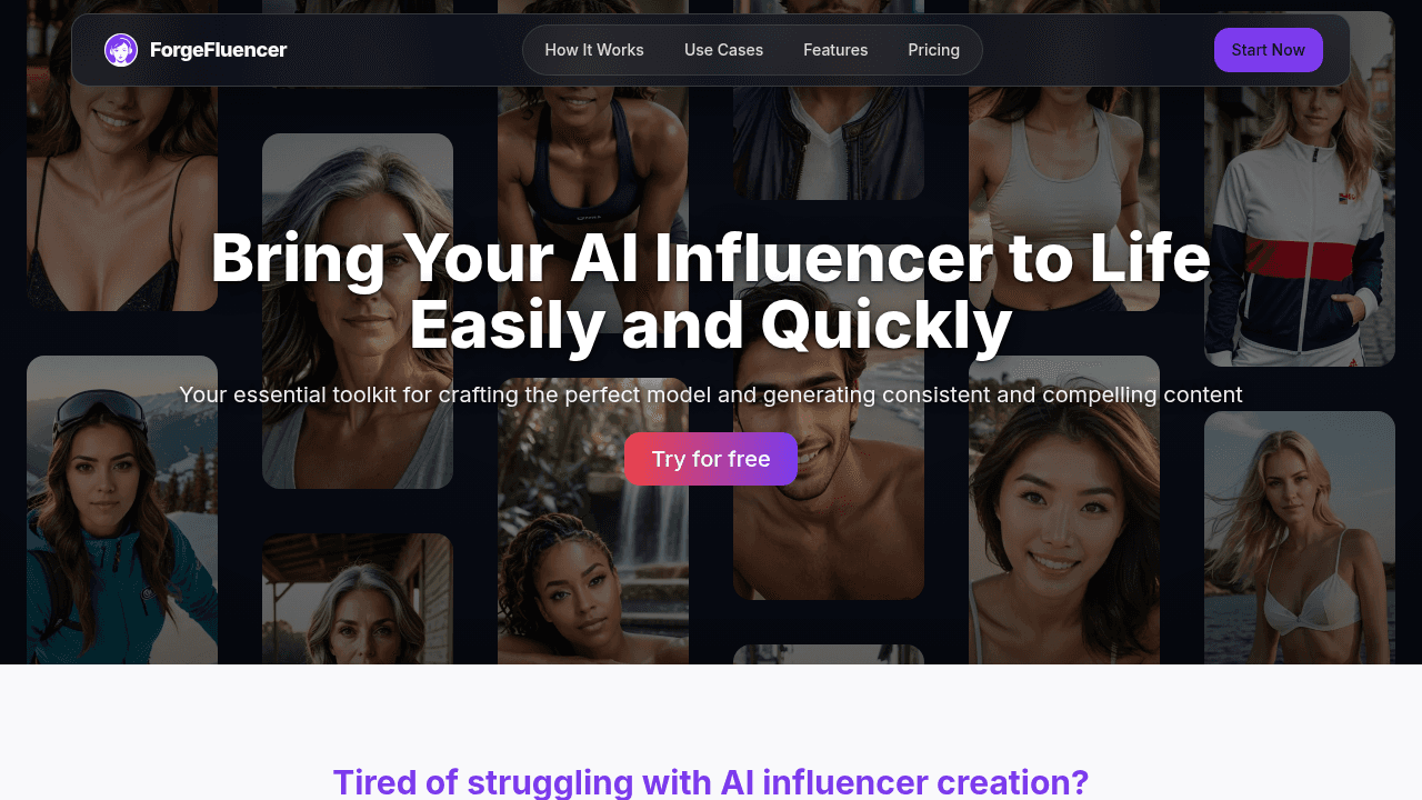 forgefluencer website
