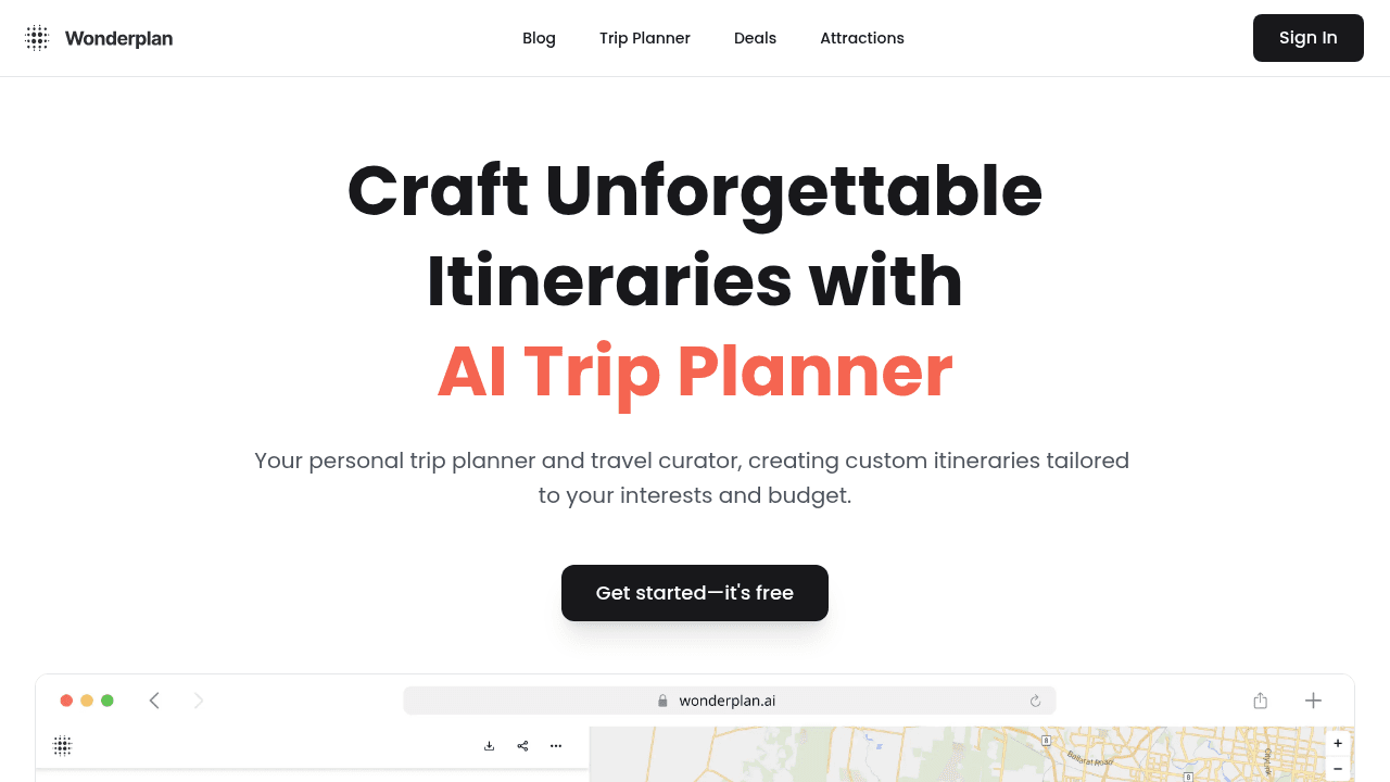 wonderplan website
