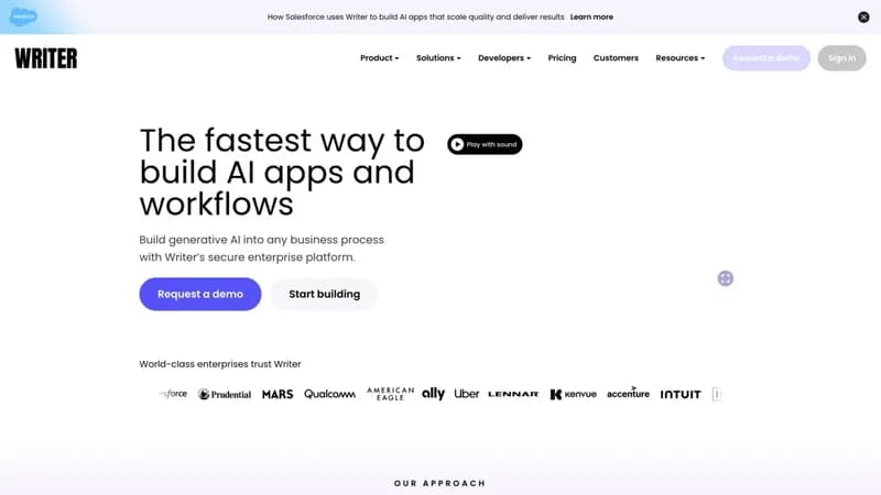 Writer screenshot