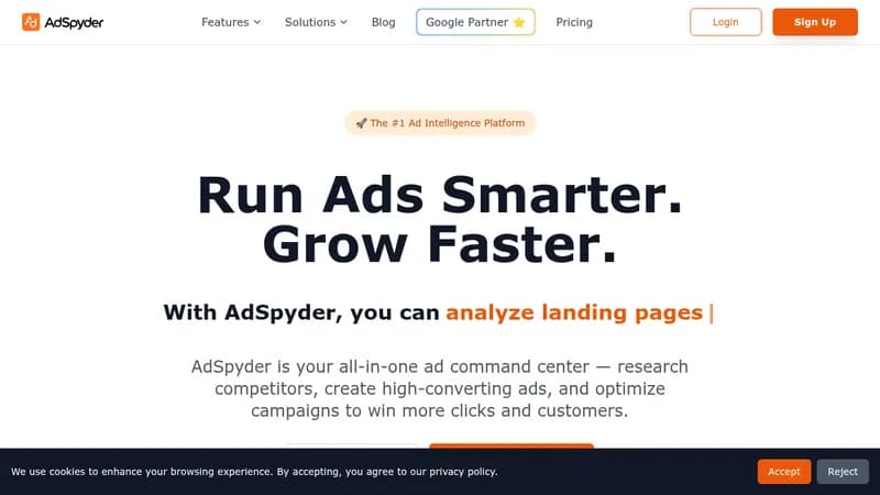 adspyder website