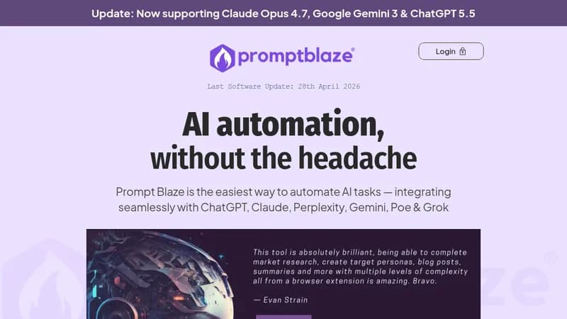 promptblaze website