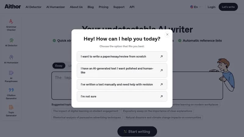 aithor website