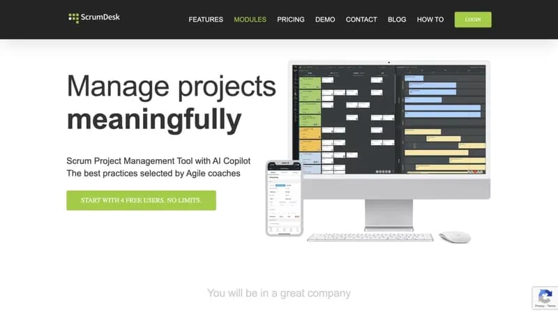 ScrumDesk screenshot