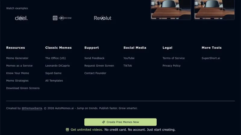 automemes.ai website