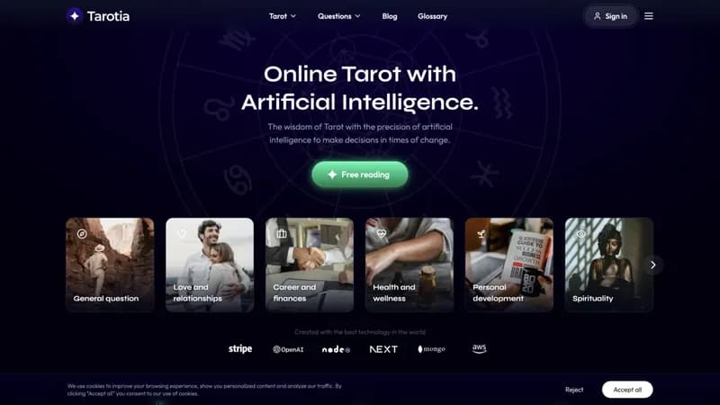 Tarotia screenshot