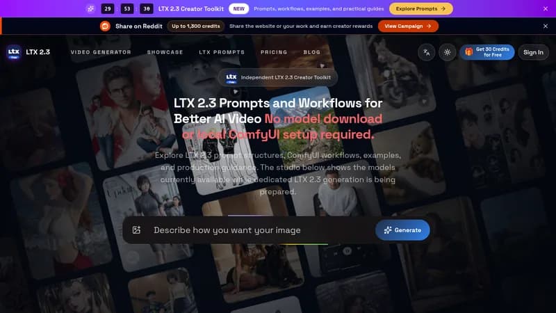 ltx 2.3 free website